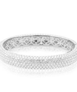 Exclusive | Piękna brylantowa bransoletka typu Bangle - DDB0332