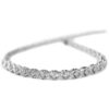 Exclusive | bransoleta z brylantami białe złoto 750 - DDB0327