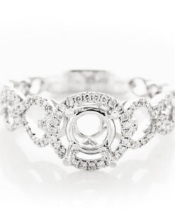 Exclusive | przepiękna oprawa z białego złota 750 z brylantami