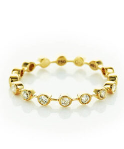 Exclusive | pierścionek / obrączka z brylantami złoto 750