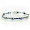Exclusive | Piękna szafirowo diamentowa bransoletka - DSB0420