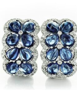 Exclusive | kolczyki z kyanitem i diamentami