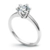 Exclusive | klasyczny zaręczynowy 1ct w białym złocie 0,750