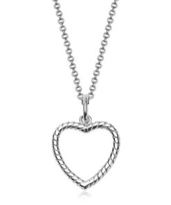 Srebrny naszyjnik z serduszkiem