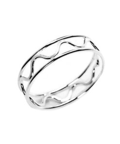 Ażurowy srebrny pierścionek | rozmiar 11