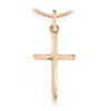 Złoty elegancki krzyżyk 585 28mm