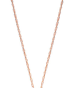 Złoty delikatny łańcuszek z regulacja długości 40/43cm różowe złoto