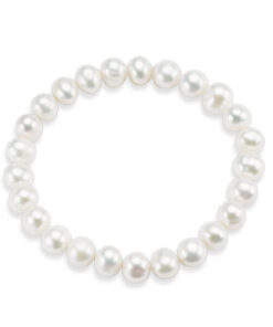 Bransoletka z naturalnych pereł 8mm - BSN5995