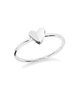 Srebrny pierścionek z serduszkiem