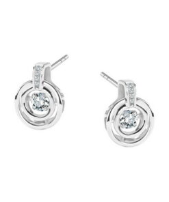 Srebrne kolczyki z cyrkoniami - KDK6157