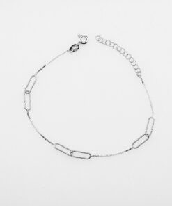 Alternatywny widok Regulowana bransoletka ze srebra delikatna - BSC6256