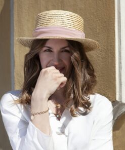 Alternatywny widok Złota bransoletka z zawieszką pod grawer - 333 - BXX6062