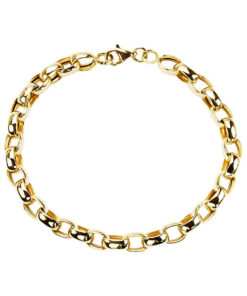 Alternatywny widok Piękna złota bransoletka ROLO - 585 - BZX6233 - CHARMS