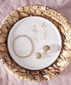 Alternativní pohled na Złota bransoletka i ciekawym kształcie - 585 - BZX6000