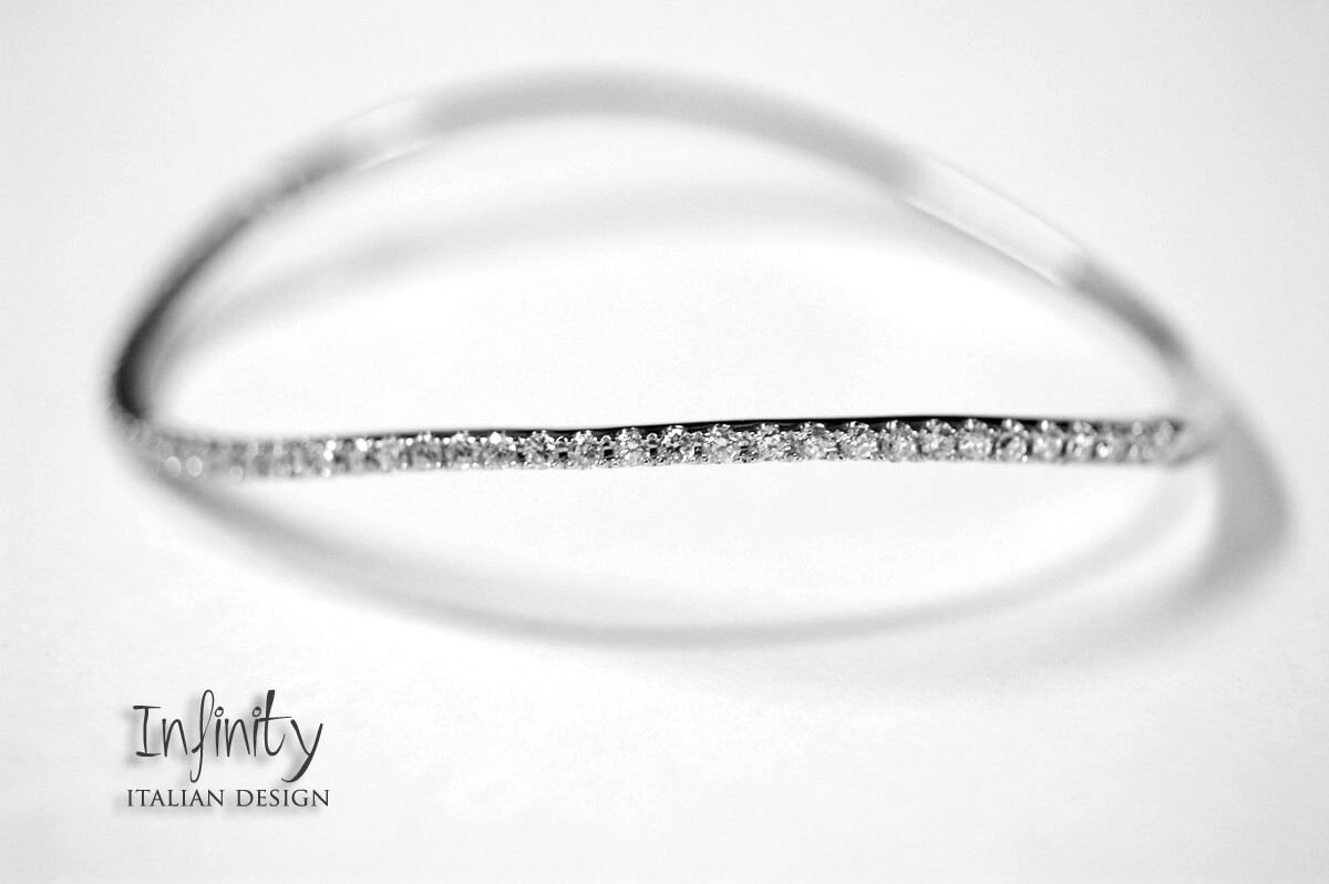 Exclusive | Złota, 18-karatowa, brylantowa bransoletka - DDB0213 - obrazek 4