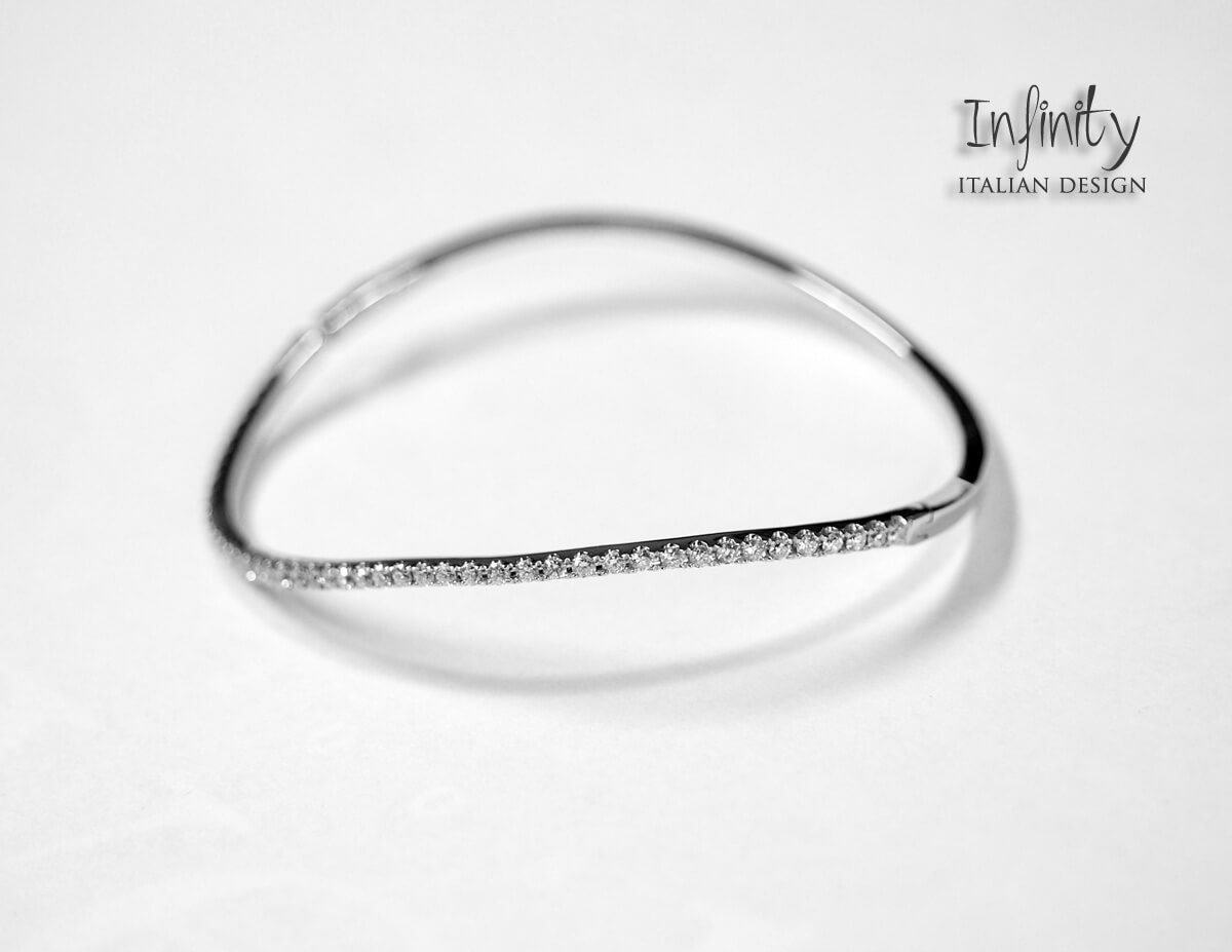 Exclusive | Złota, 18-karatowa, brylantowa bransoletka - DDB0213 - obrazek 6