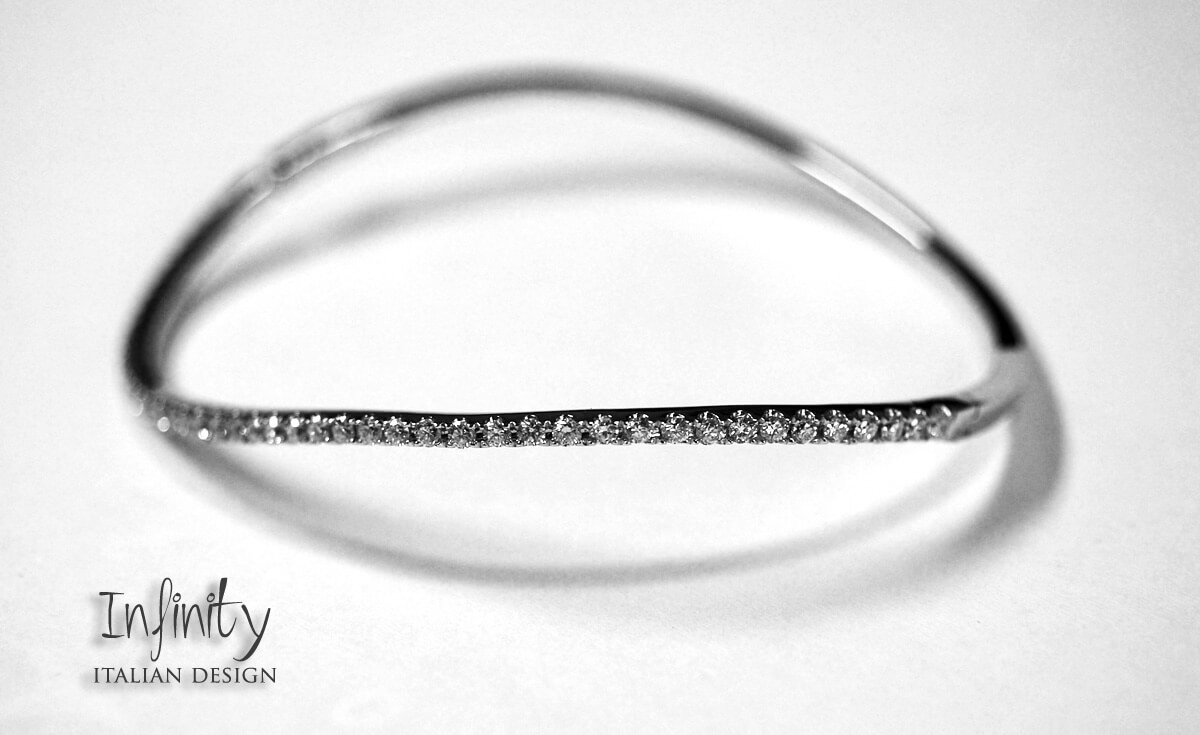 Exclusive | Złota, 18-karatowa, brylantowa bransoletka - DDB0213 - obrazek 7