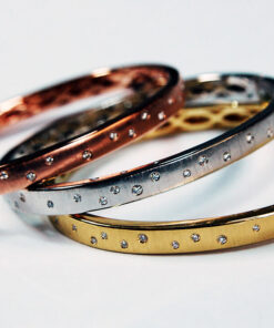 Alternatywny widok Exclusive | Bransoletka sztywna BANGLE z brylantami 750 - DDB0345