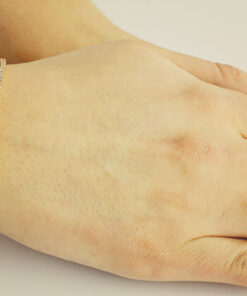 Alternativní pohled na Exclusive | złota bransoletka tenisowa z diamentami - 750 - DDB0699