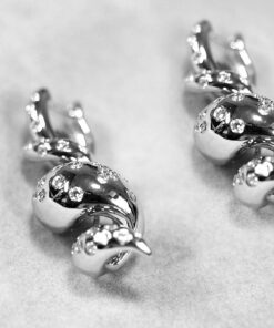 Alternatywny widok Exclusive | spiralne odczepiane brylantowe kolczyki