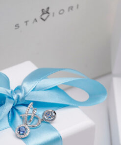 Alternatywny widok Exclusive | kolczyki z szafirami i brylantami