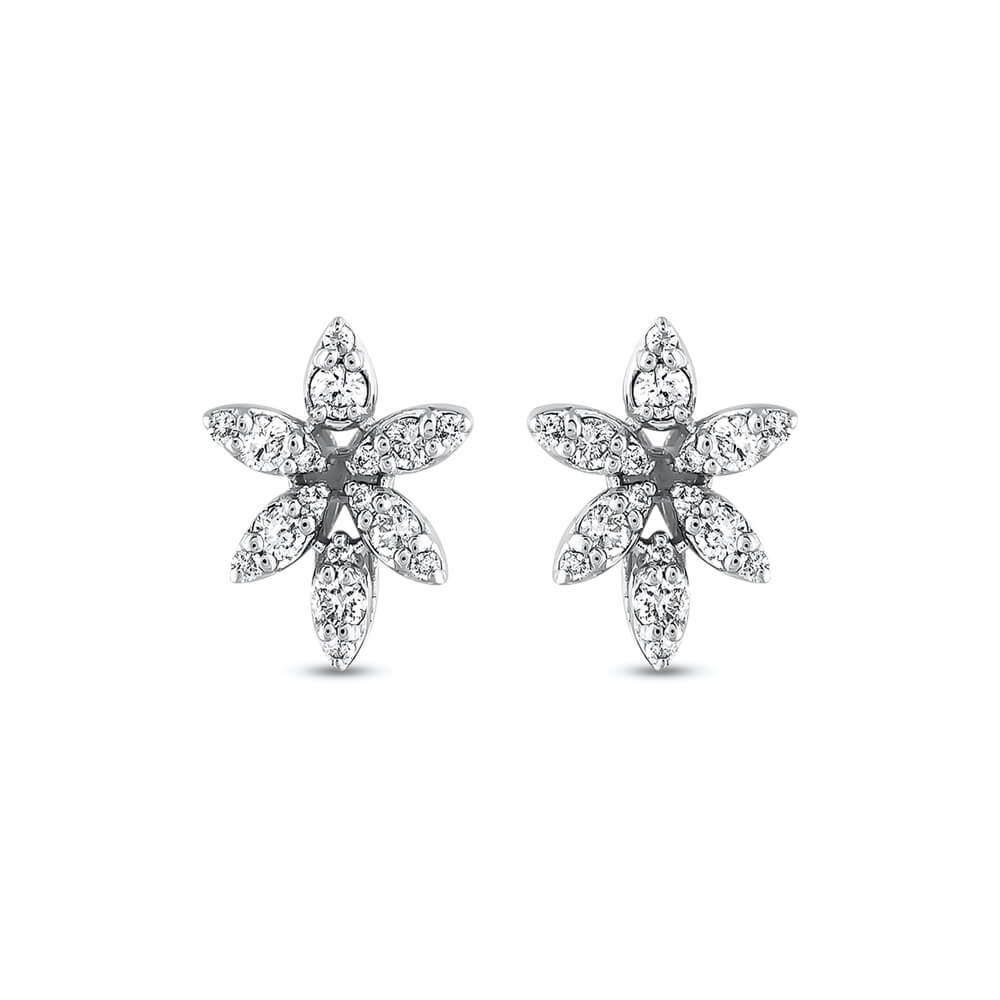 Kolczyki gwiazdki z brylantami 0,750 - KBD6103 - obrazek 4