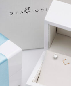 Alternatywny widok Exclusive | Kolczyki z brylantami 0,50ct z białego i żółtego złota 750