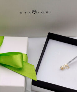 Alternativní pohled na Złote kolczyki z cyrkonią 333