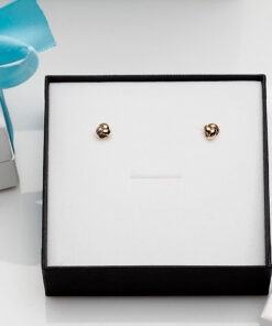 Alternatywny widok Złote kolczyki supełki 333