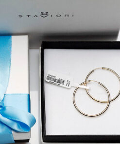 Alternatywny widok Złote kolczyki koła 3cm próba 333