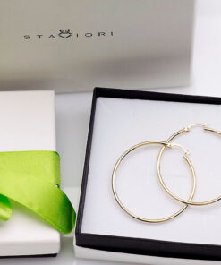 Alternative view of Złote kolczyki koła 44mm 333