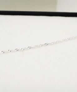 Alternatywny widok Srebrny łańcuszek singapur  szerokość 1.3mm długość 42cm / 45cm