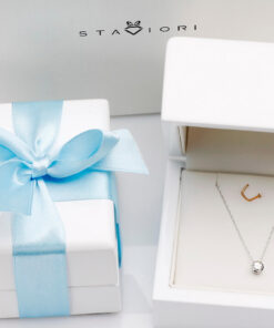 Alternatywny widok Naszyjnik celebrytka z brylantem 0,15ct