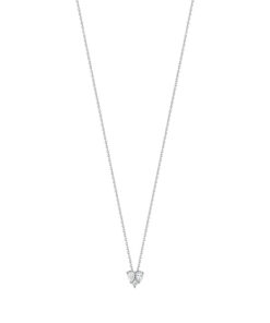 Alternatywny widok Exclusive | Naszyjnik serce z brylantami gruszkowymi w 18k złocie