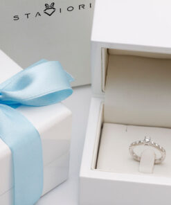 Alternatywny widok Exclusive | pierścionek zaręczynowy z białego złota z brylantami