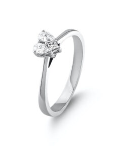 Alternative Ansicht von Exclusive | przepiękny zaręczynowy pierścionek z diamentami o szlifie gruszkowym w złocie 750