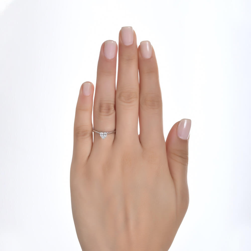 Exclusive | przepiękny zaręczynowy pierścionek z diamentami o szlifie gruszkowym w złocie 750 - Image 5