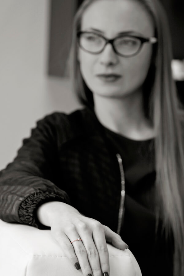 Exclusive | pierścionek łańcuszkowy z brylantem 0,13ct w różowym złocie 750 - obrazek 6