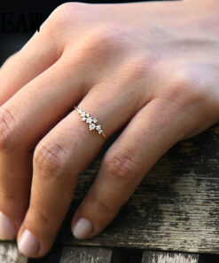 Alternativní pohled na Staviori® Must Have | pierścionek zaręczynowy różowe złoto z diamentami