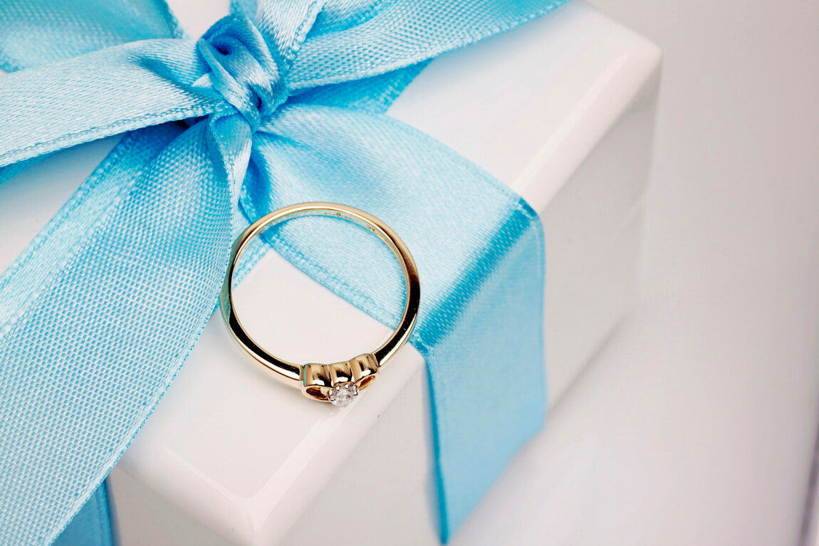 Pierścionek zaręczynowy z diamentem w kształcie serca - Obrázek 7