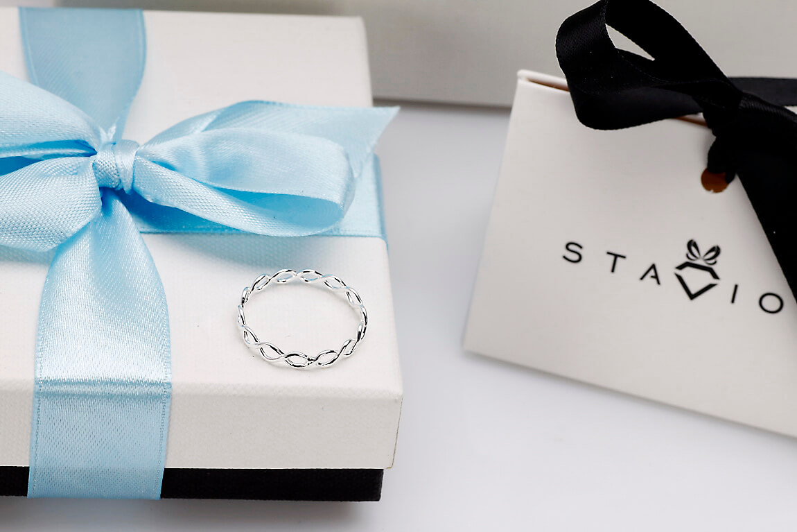 srebrny ażurowy pierścionek na palec u stopy | srebro 925 - Obrázek 6