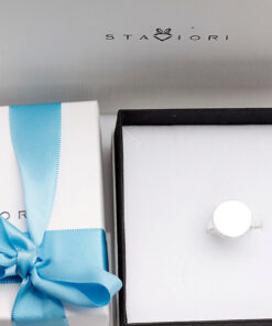 Alternativní pohled na Srebrny pierścionek okrągły | srebro szczotkowane 925