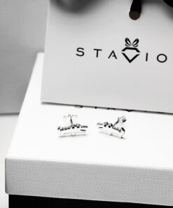 Alternativní pohled na srebrne kolczyki krokodylki