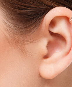 Alternative Ansicht von srebrny pozłacany różowym złotem mankiet do ucha z cyrkoniami