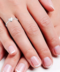 Alternativní pohled na Srebrny pierścionek z serduszkiem