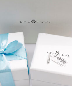 Alternatywny widok wisiorek z diamentami białe złoto 0,585