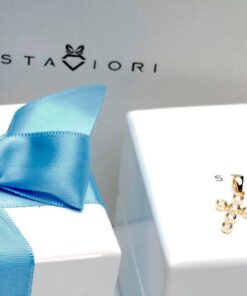 Alternative Ansicht von Exclusive | Krzyżyk z brylantami w złocie 750