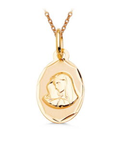 Złoty medalik próby 333 Maryja