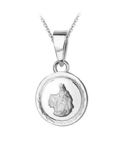 srebrny medalik Szkaplerz Karmelitański