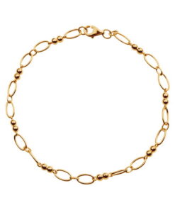 Złota bransoletka z kuleczkami - BZC6574